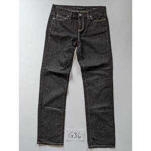 Calvin Klein Black Jeans Size 10 Skinny Stretch Womens -0820G36